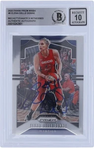 Elena Delle Donne Washington Mystics Signed 2020 Panini Prizm #6 Beckett 10 Card - Picture 1 of 2