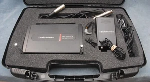 AUDIO-TECHNICA PRO SERIES 5 PR0-R500 RECIEVER, T501 TRANSMITTER, MORE, IN CASE - Picture 1 of 3