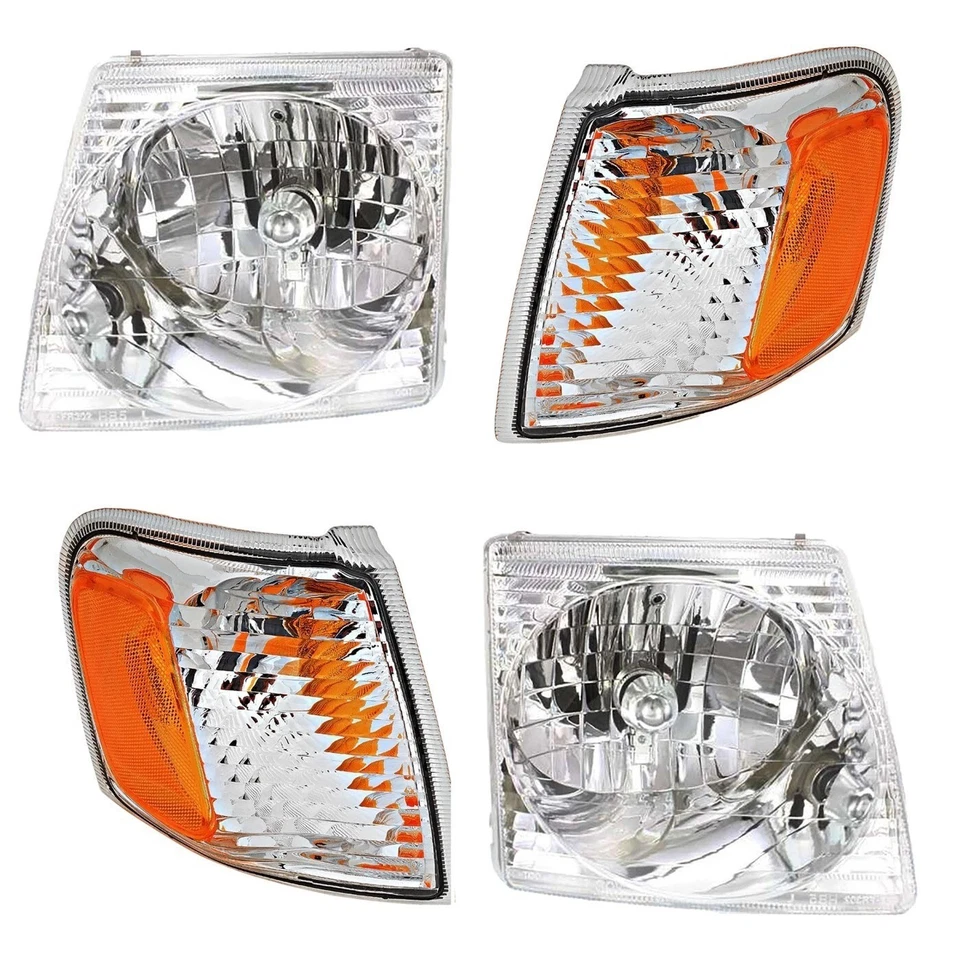 Ford Explorer Sport Trac 2001-05 Faros Faros Faros y Luces de Esquina Kit Foto 1 de 4