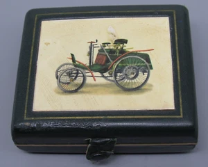 Vintage AUTOMOBILE Old Car MENS CUFFLINKS Display Box Jewelry DB250 - Picture 1 of 6