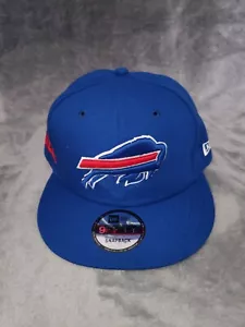 NEW ERA 9 FIFTY 950 NFL BUFFALO BILLS DUPLEX MENS SNAPBACK HAT BLUE NEW - Picture 1 of 8