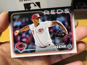 HUNTER GREENE CINCINNATI REDS 2024 TOPPS SERIES ONE BASEBALL CARD #119 - Picture 1 of 2