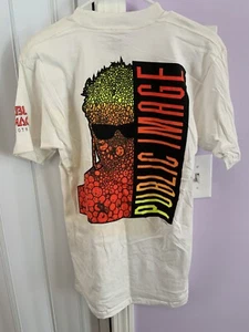 Vtg Public Image Tshirt 1990 Single Stitch Men’s M Neon NOS NWOT Super Rare! - Picture 1 of 12