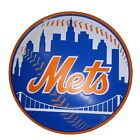 8 pouces NY Mets 3D logo en plastique MLB baseball