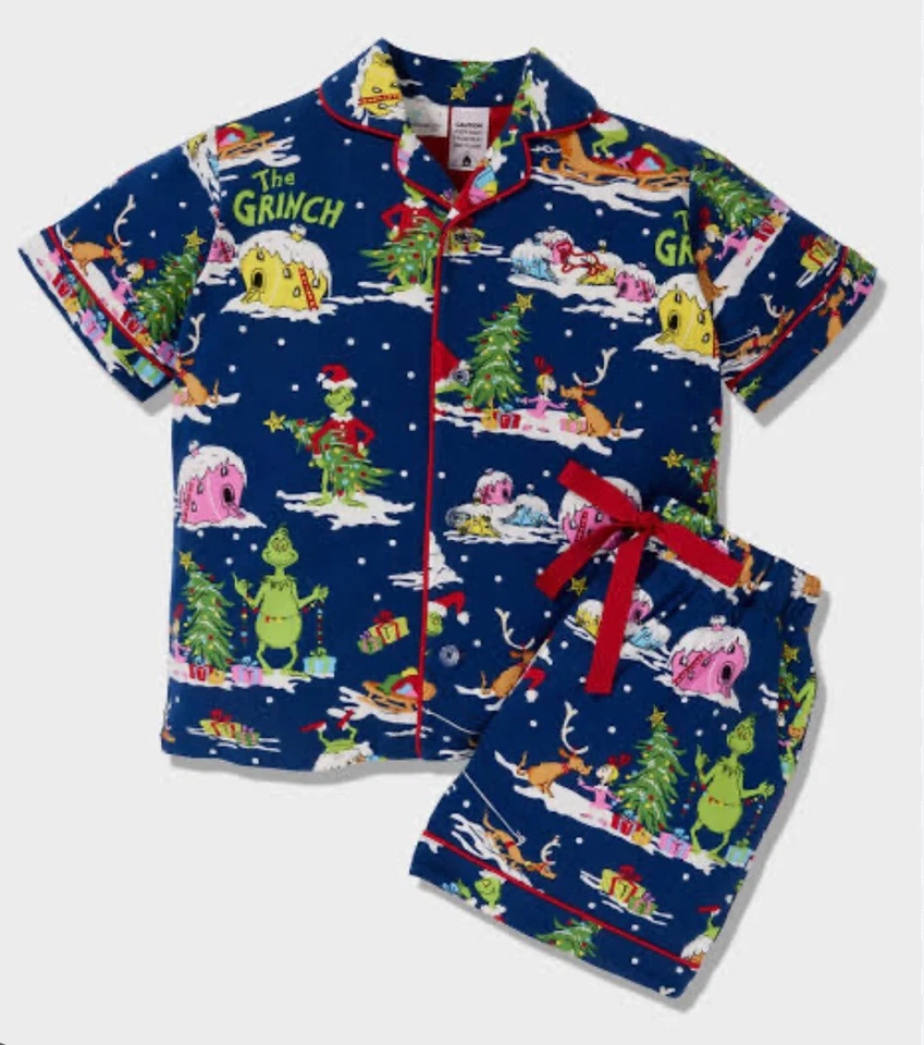 Peter Alexander Christmas Grinch PJ's - Baby, Kids, Mens and Womens - image 1 of 4