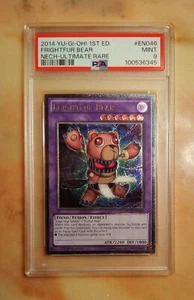 Yu-Gi-Oh 2014 Frightful Bear PSA 9 MINT NECH-EN046 1st Edition Ultimate Rare! - Picture 1 of 2