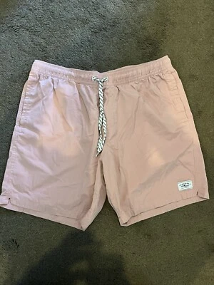 Vonzipper Peach Bermuda Casual Walk Beach Swim Shorts Men's W36" with Pockets - image 1 of 3