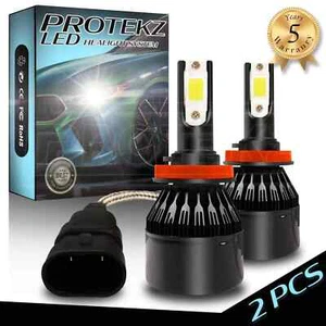 H13 LED Bulbs 7200LM 6000K Xenon White Car & Truck Halogen Headlight Replacement - Picture 1 of 12