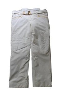 Pantalones de esquí de mujer Bogner FRANZI blancos con cinturón talla 44 XL nuevos con etiqueta - Imagen 1 de 8