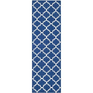 Safavieh Flat weave Wool Dark Blue 2' 6 x 10' Runner - Picture 1 of 1