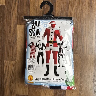 Adulto Papá Noel 2da Piel Mono Vestido Elegante Papá Noel Disfraz Grande Foto 1 de 4