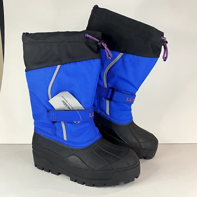 Botas de Nieve L.L.Bean Youth Northwoods Azul Negro Talla 5 Foto 1 de 4