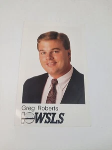 Vtg WSLS 10 Roanoke VA 1989 Greg Roberts Postcard News Operation Of The Year - Picture 1 of 4