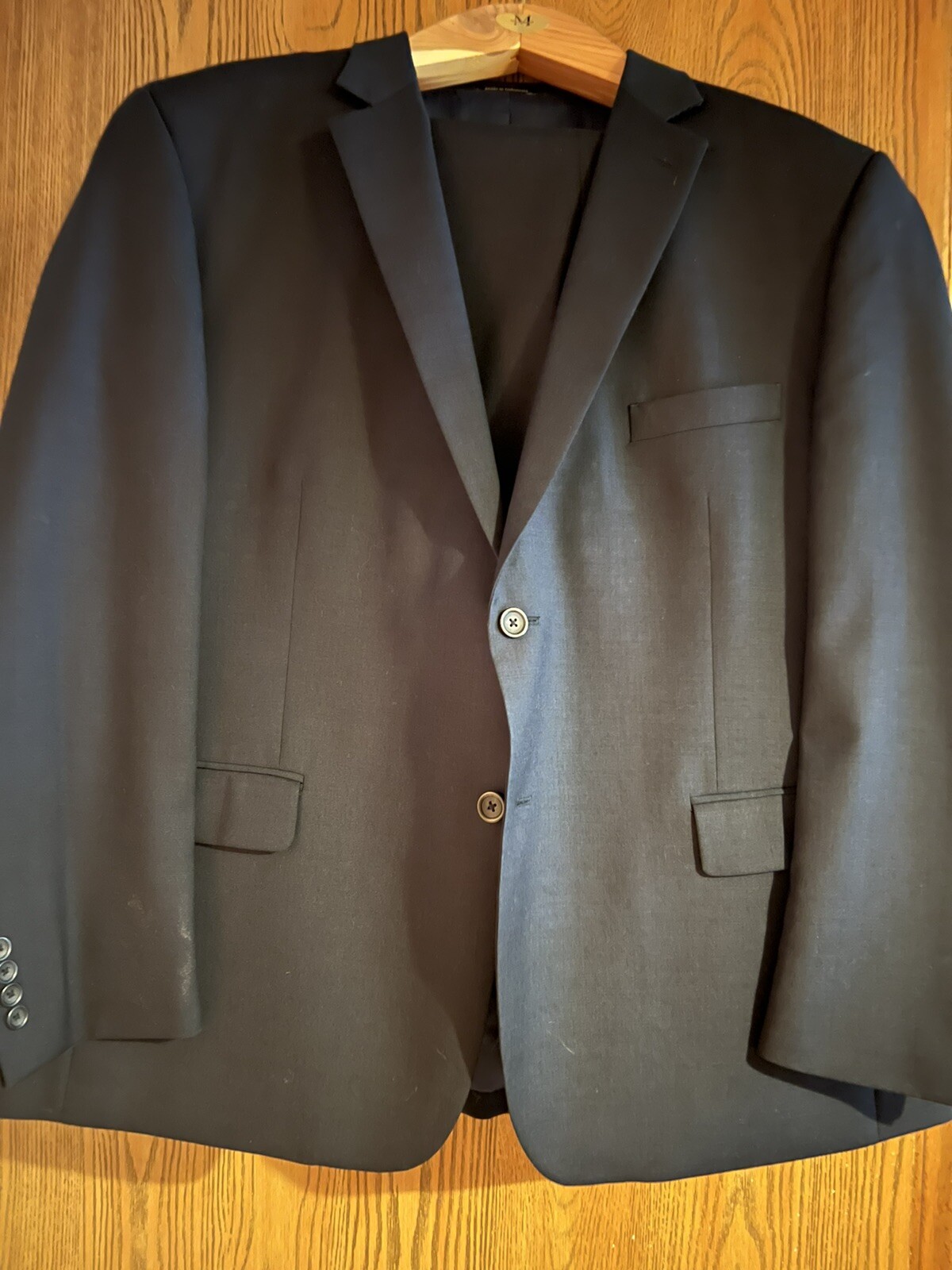 Pronto Uomo Platinum Navy Suit 50R 