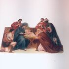 Set Of 5 Punch Studio Christmas Card 5X 4 Nativity  Envelopes Holiday