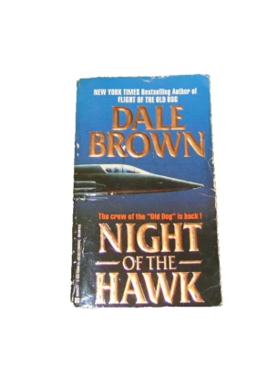 Night of the Hawk Dale Brown 1993 UK-A Format Paperback Military Thriller Fair Foto 1 de 2