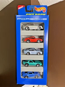 Vintage Mattel Hot Wheels 1995 Gift Pack 5 Cars Porsche Set Diecast Cars NEW - Picture 1 of 10