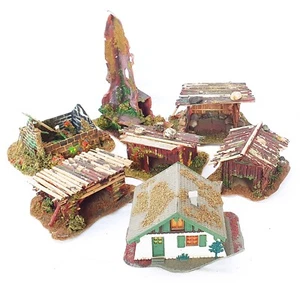 Pola HO 1:87 Swiss ALPS MOUNTAIN HOUSE & ANIMAL SHELTERS Ready Build Kit Nice! - Picture 1 of 7