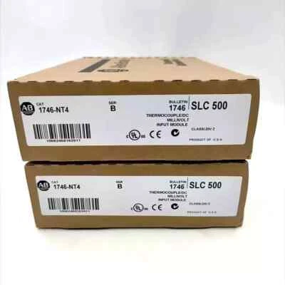New Factory Sealed Allen-Bradley 1746-NT4 SER B SLC 500 PLC Input Module 1746NT4 - Image 1 of 2