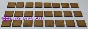 2mm MDF bases 20mm x 20mm pack of 24 for Black Powder or Hail Caesar - Bild 1 von 2