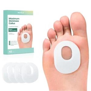 42PCS Callus Pad Adhesive Corn Protectors for Pain Relief Heel Friction Aid - Picture 1 of 7