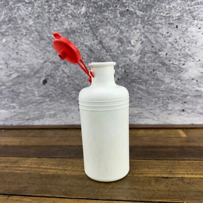 Garrafa de água vintage TA tampa vermelha branca França Eroica Brevete bicicleta de estrada de plástico A4 - Imagem 1 de 4