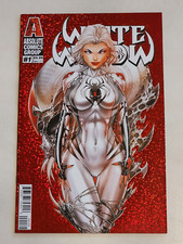WHITE WIDOW #1 RED FOIL 2ND PRINT VARIANT COVER JAMIE TYNDALL 2018 ABSOLUTE CR8