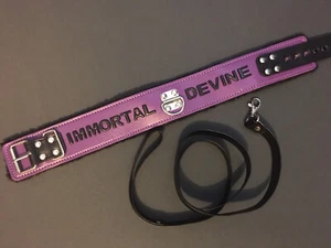 Halloween Collar Vampire Werewolf fancy dress Fetish Club Masquerade Devil - Picture 1 of 6