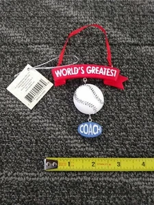 World's Greatest Softball Coach Ornament - Picture 1 of 1