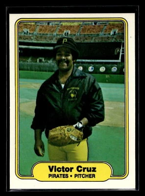1982 Fleer Baseball #480 Victor Cruz "Set Break" Mint Pittsburgh Pirates - Image 1 of 2
