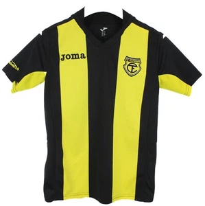 JOMA FC Telegraph T-Shirt Boy's 14 YEARS Short Sleeve Stripe V-Neck - Picture 1 of 8