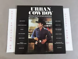 URBAN COWBOY SOUNDTRACK DBL LP EAGLES BOB SEGER JIMMY BUFFETT JOE WALSH - Picture 1 of 4