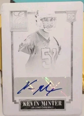 KEVIN MINTER 2013 Panini Elite RC DUAL AUTO PRINTING PLATE SP #1/1 of Cardinals - Image 1 of 2