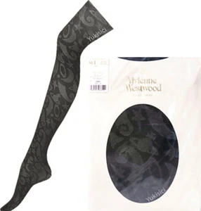 Vivienne Westwood Japan Panty Stocking Tights Two-tone Circus Orb-Black-Size M-L - Picture 1 of 4