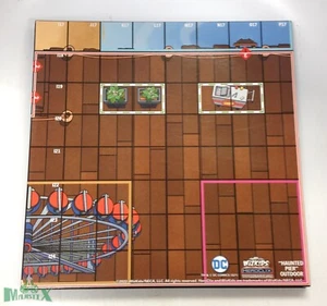 Heroclix Batman Team-Up set 2-Sided cardobard map! Game Show / Haunted Pier - Picture 1 of 2