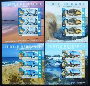 Isla Ascensión 2009 Mi. 1082-89 KB ** MNH Tortugas Investigación - Imagen 1 de 1