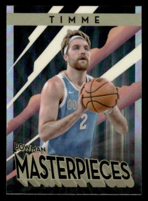 Drew Timme 2022-23 Bowman University Best Bowman Masterpieces #BM-5 - Image 1 of 2