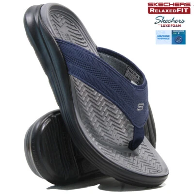 SANDALIAS MULAS CHANCLAS PARA HOMBRES SKECHERS DEPORTES PLAYA VACACIONES DUCHA DESLIZADORES GIMNASIO