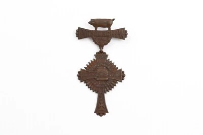 1898 Caballeros Templarios Medalla Pittsburgh 27º Cónclave Commendary 22 Pittsfield MA Foto 1 de 4