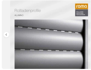 Alu Rollladenpanzer arretiert grau 1675x2250mm. NEU - Bild 1 von 1
