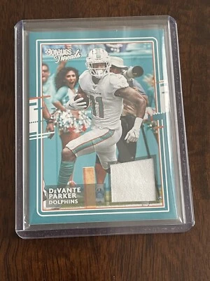 DeVante Parker 2020 Panini Donruss Threads Dolphins Card #25 - Image 1 of 2