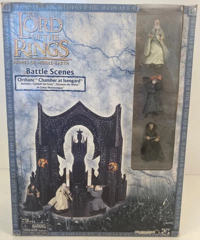 Play Along Lord of the Rings Orthanc Chamber at Isengard Gandalf Saruman Wormton Cover