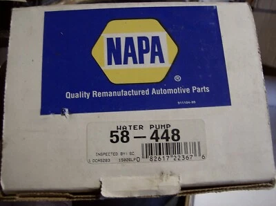 BOMBA DE AGUA NAPA 58-448 REMAN TOYOTA LEXUS 16100-59275-83 Foto 1 de 3