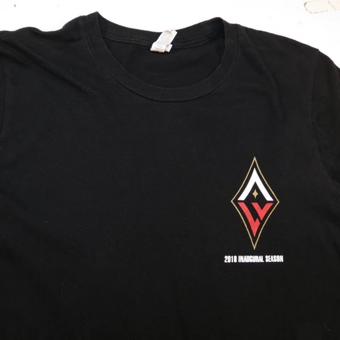 LAS VEGAS ACES WNBA WOMEN'S BASKETBALL TEE T SHIRT Mens M Black Cover