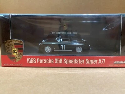 Carro de corrida Greenlight 86538 1958 Porsche 356 Speedster Super #71 escala 1/43 - Imagem 1 de 3