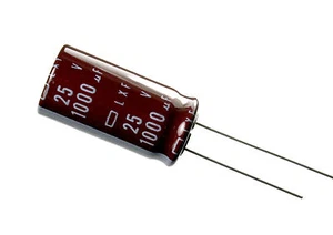 Condensador electrolítico radial Nippon ChemiCon LXF 1000uF 25v 105C 10 un. NCC   - Imagen 1 de 1