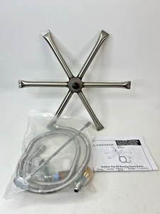 Firegear DBS-16K Stainless Steel Outdoor Gas Fire Pit Burning Spur 16" - Picture 1 of 6