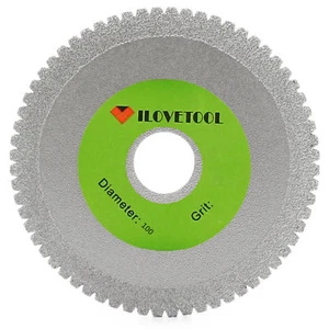 Disco da taglio seghettato diamantato 4" pollici 100 mm fresato ruota lama - Foto 1 di 7