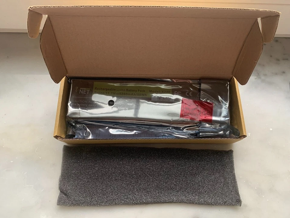 BATTERIA PC PORTATILE LAPTOP  LENOVO THINKPAD L450 L460 L470 X260 X270 5200 mAh - Immagine 1 di 1