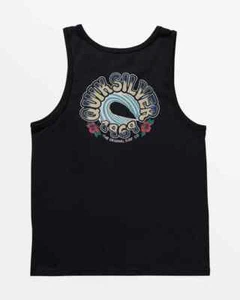 Quiksilver Deep Vision Men's Tank Top Black M NWT - Picture 1 of 2